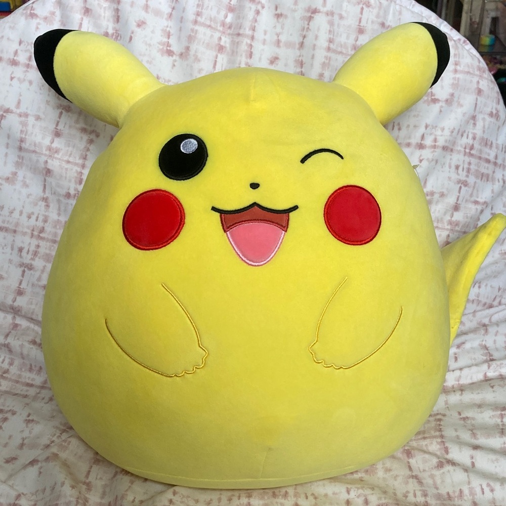 Pokémon Squishmallows Jumbo 20" Pikachu Plush Giant Jumbo Soft Squishy 2023